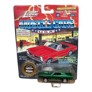 Johnny Lightning Muscle Cars USA 1969 Mercury Cougar Eliminator Series 4 Green